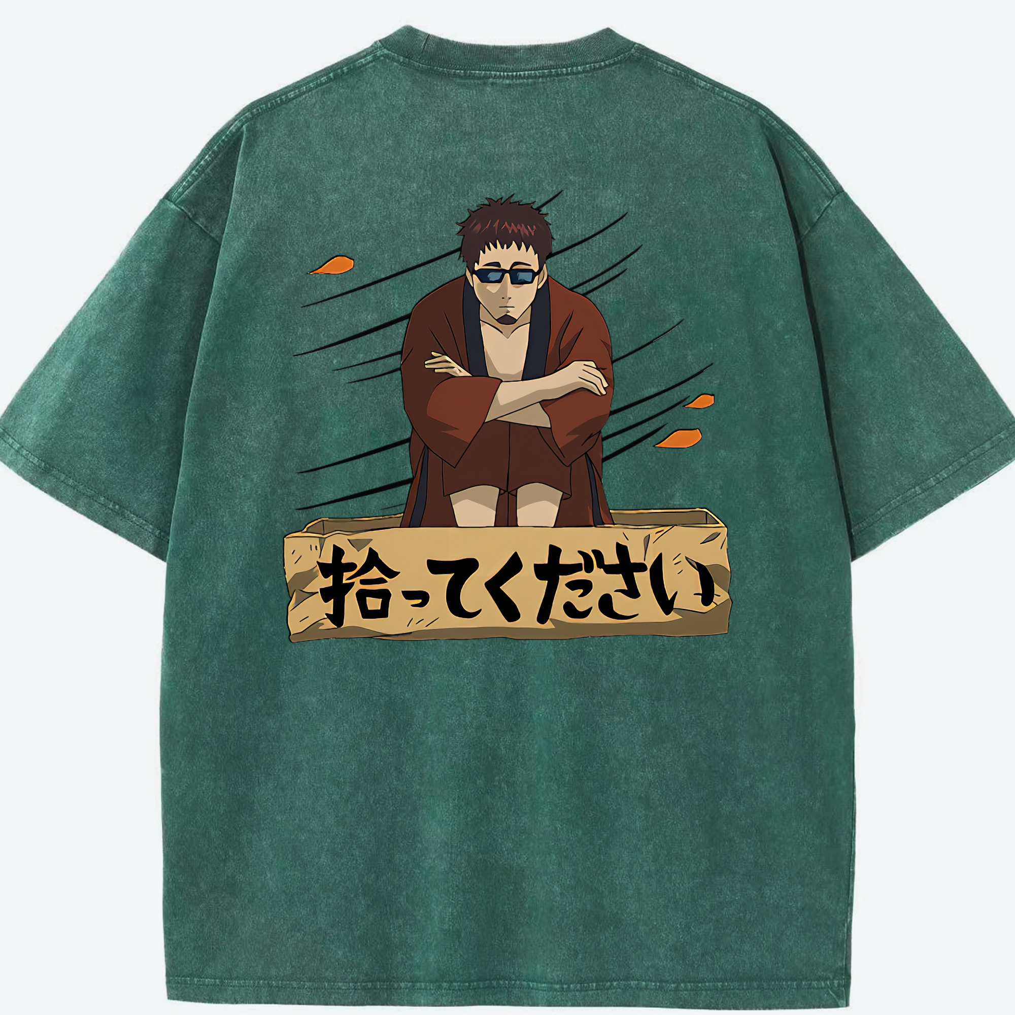 （画像用） ぎんたま 坂田銀時（さかたぎんとき） 神楽 志村新八（しむら しんぱち） GINTAMA Sakata Gintoki Kagura Shimura Shinpachi 綿100% ヴィンテージ風 半袖Tシャツ（背面プリント）